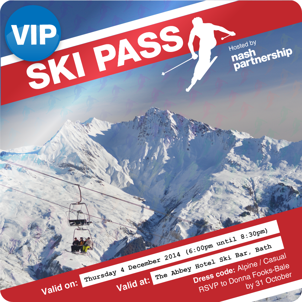 Ski Pass Justin Maelzer Graphic Design