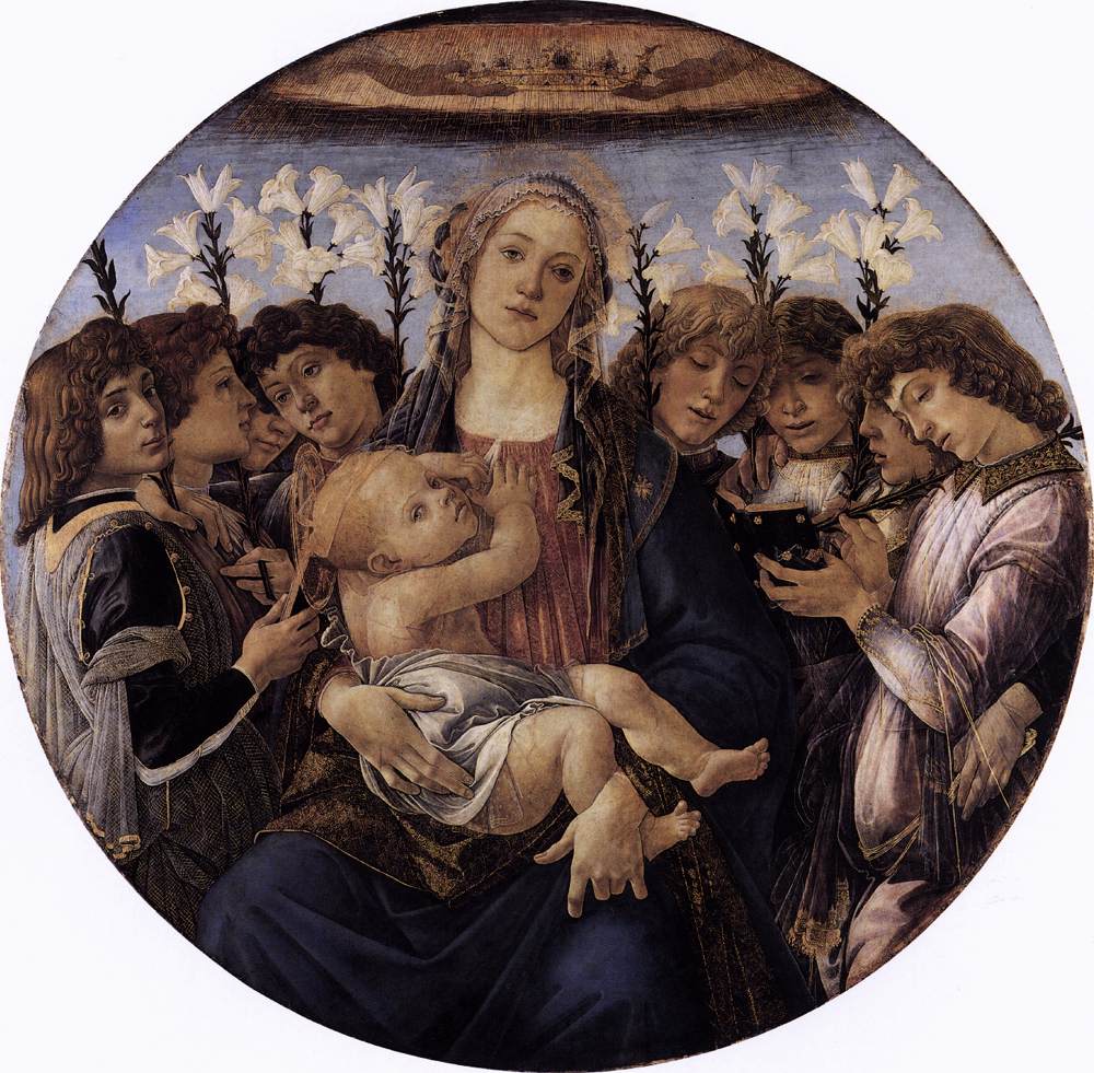 Madonna with Lilies and Eight Angels, c. 1478
