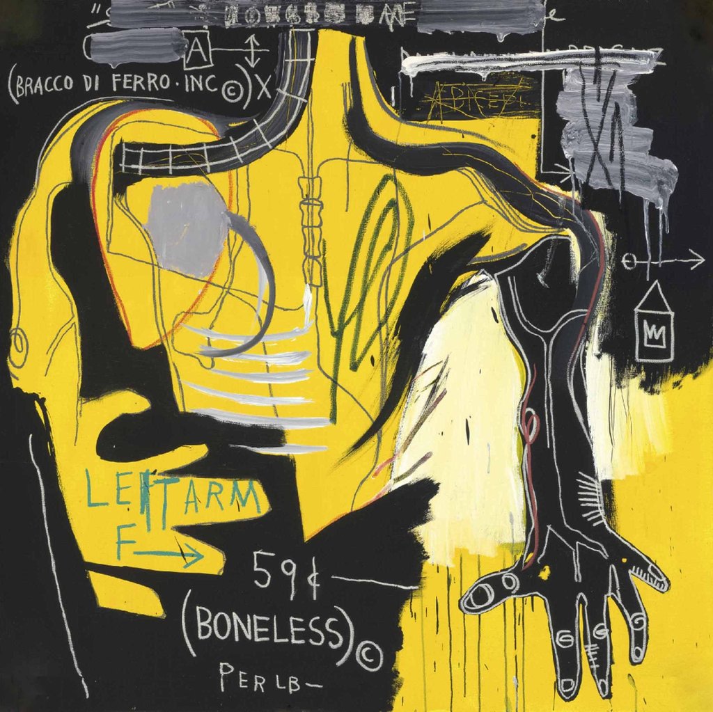 Jean-Michel Basquiat's Untitled (Bracco di Ferro) (1983)