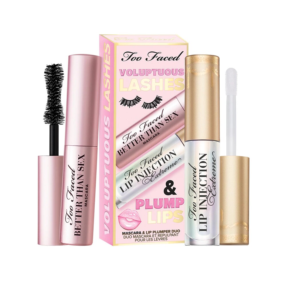 Too Faced Voluptuous Lashes & Plump Lips Mascara & Lip Set