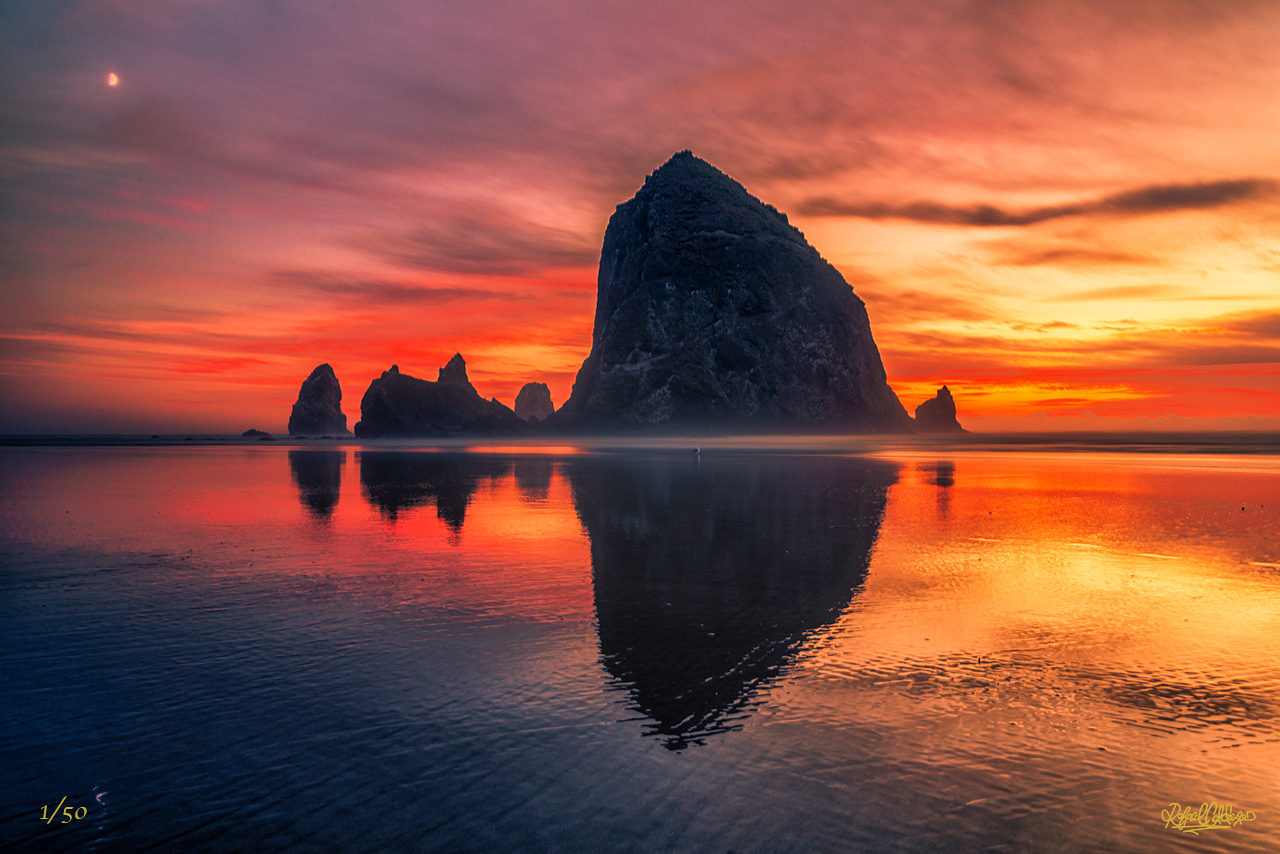 Haystack Rock Sunset (Limited to 50)