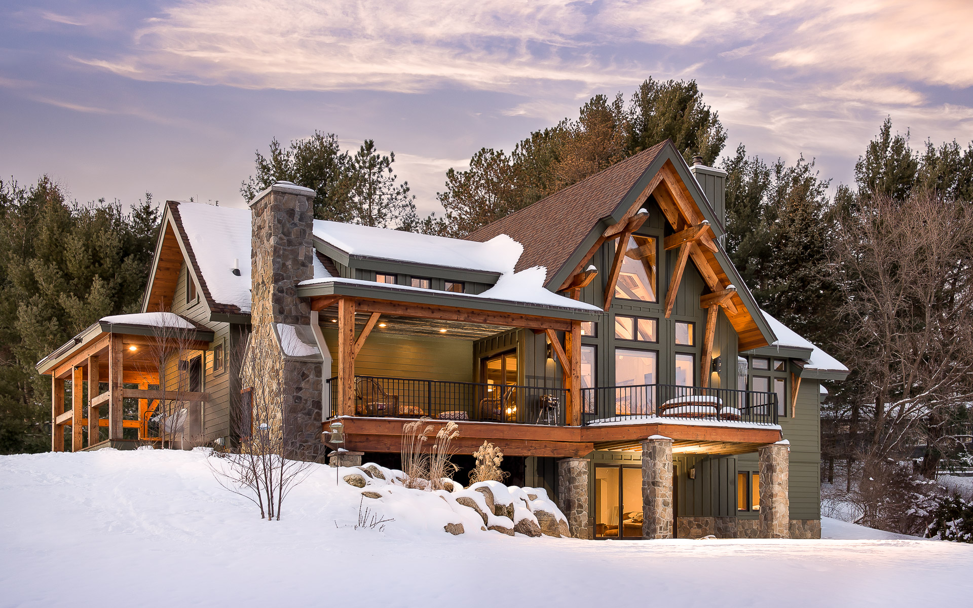 Timber frame Builder Sweeping North America