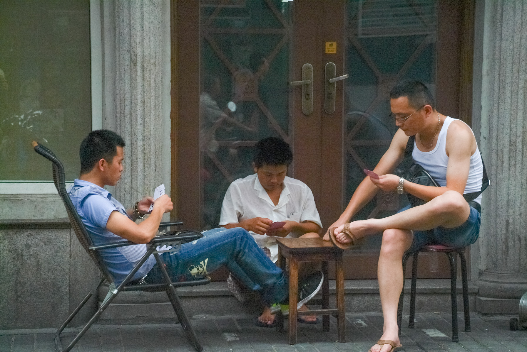 It's poker time in Shanghai