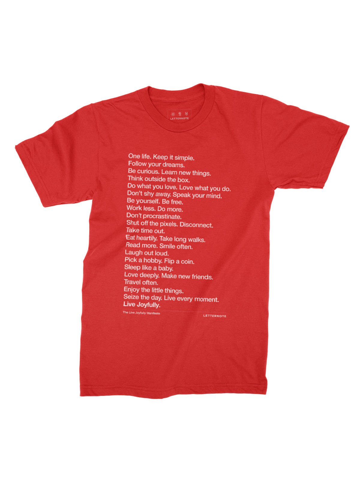 LetterNote Manifesto Men's Tshirt