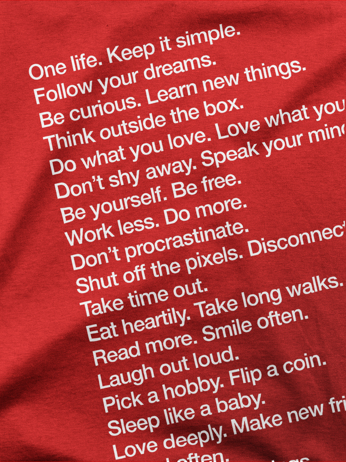 LetterNote Manifesto Men's Tshirt