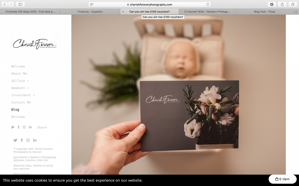 Photography Gift Vouchers