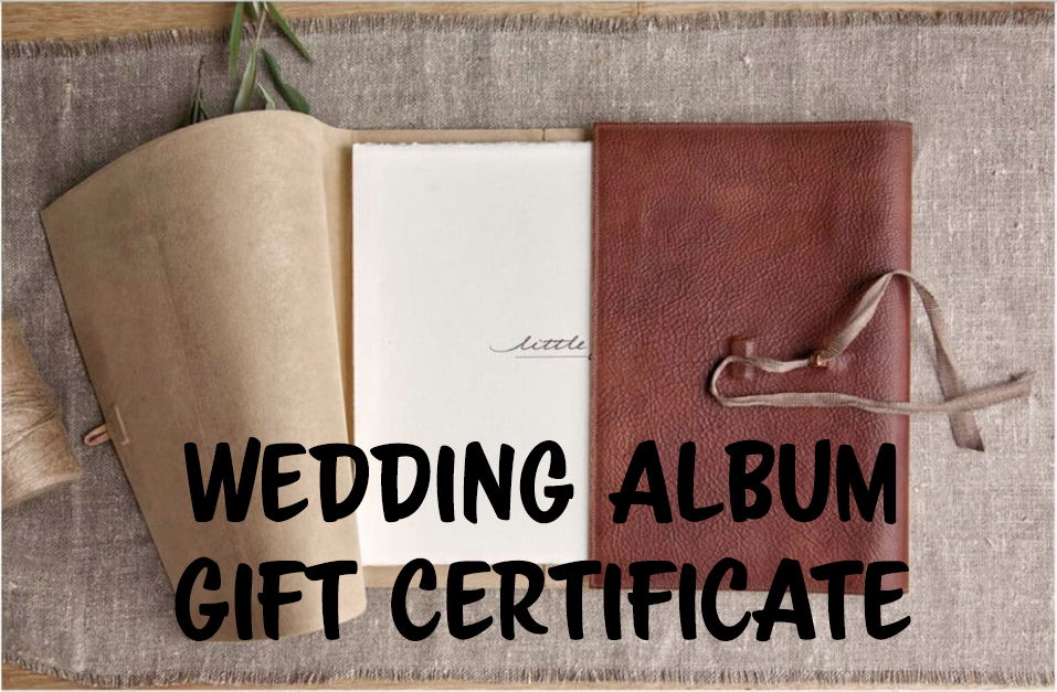 Wedding Album Gift Certificate