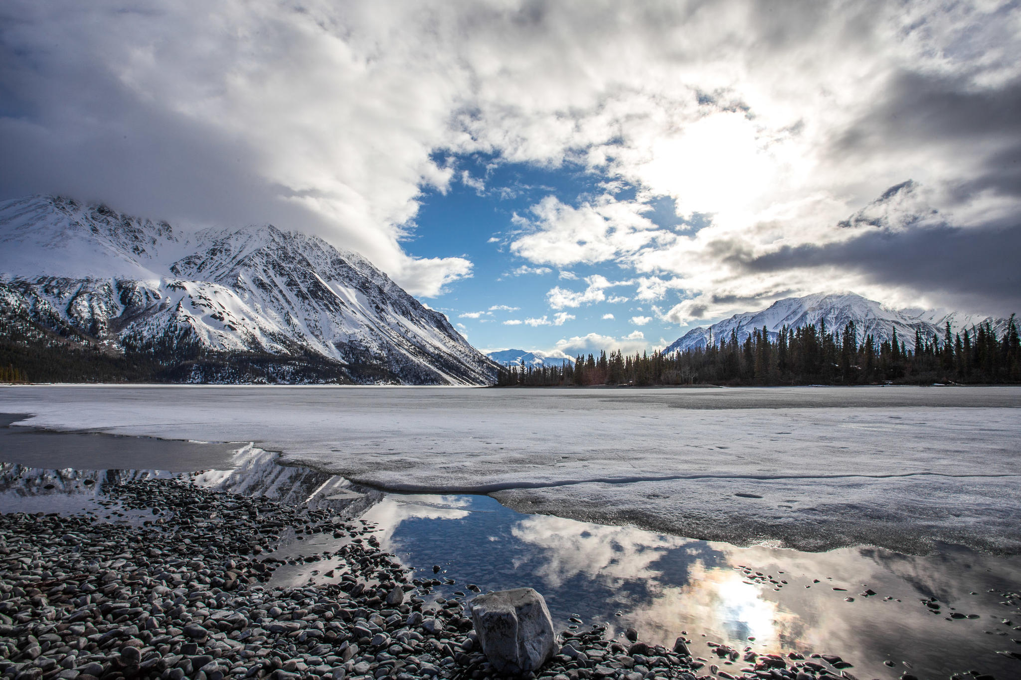 Kathleen Lake. Haines Junction - Yukon