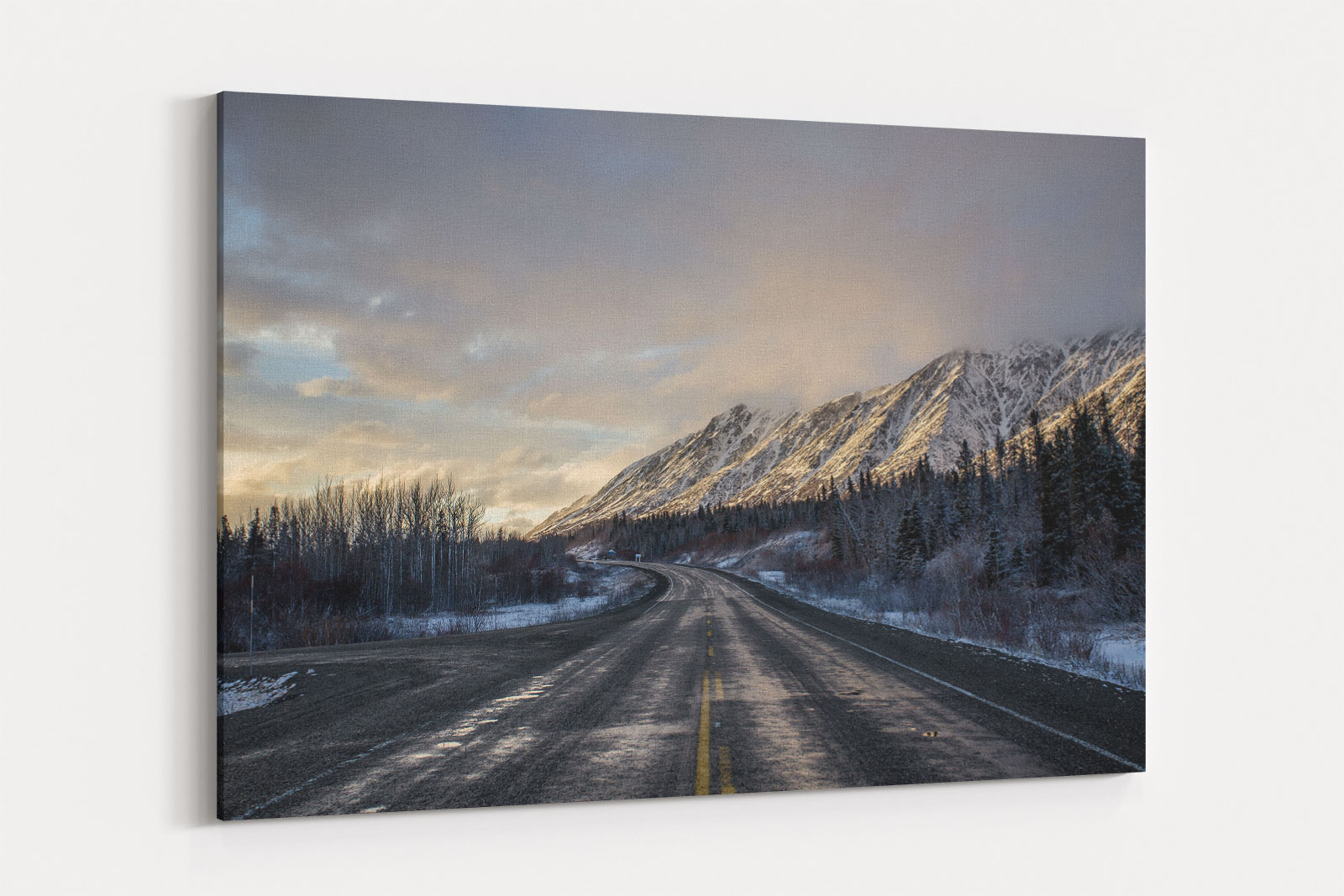 Yukon Highway in Twilight