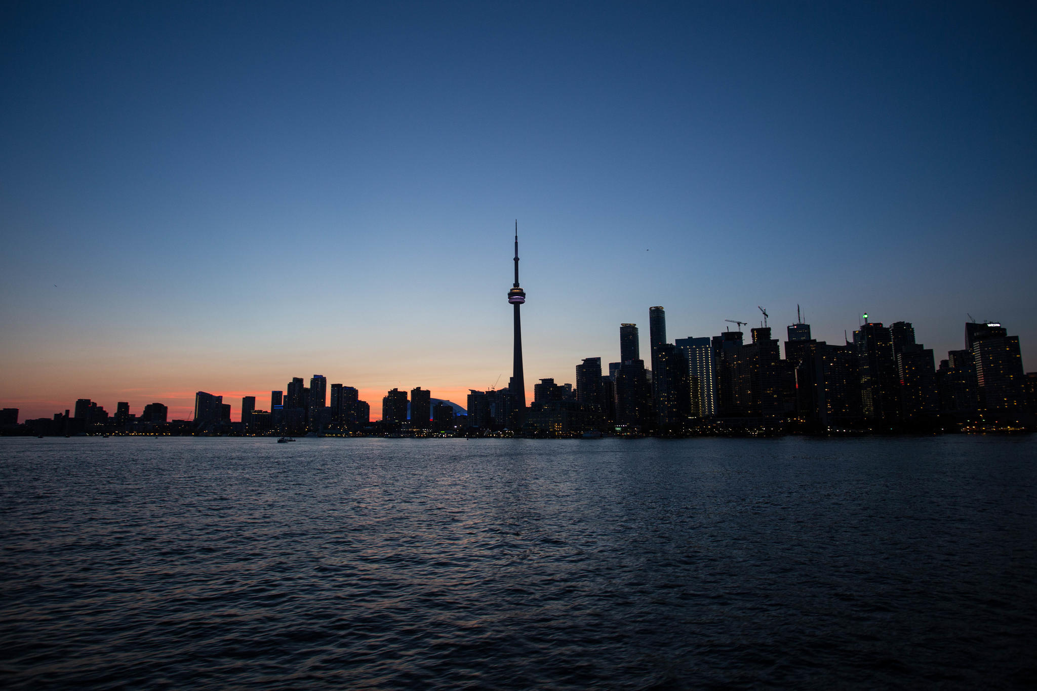 Toronto City Skyline - Lake Ontario, Toronto