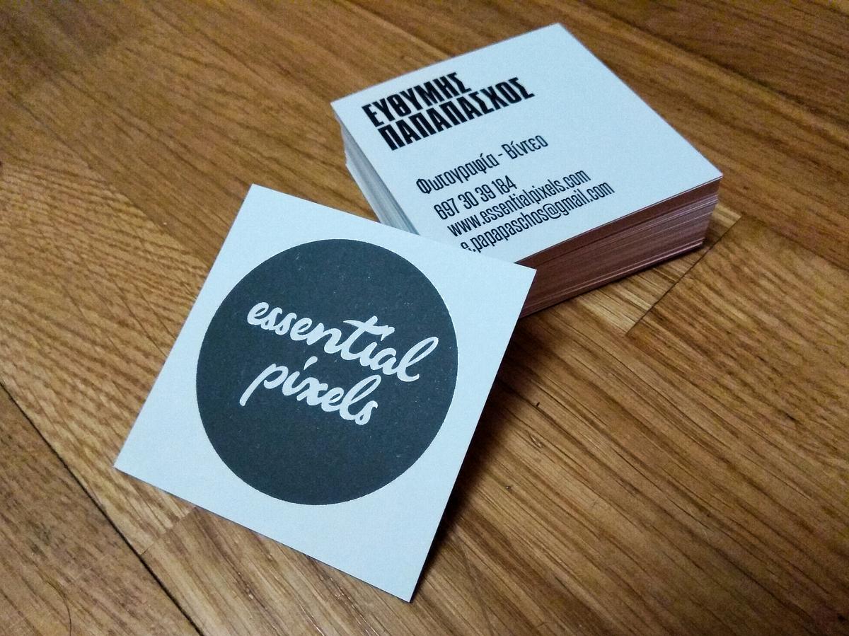 Essential Pixels business cards Essential Pixels business cards