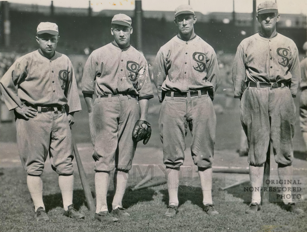 Chicago White Sox American League Champions Outfielders 1919