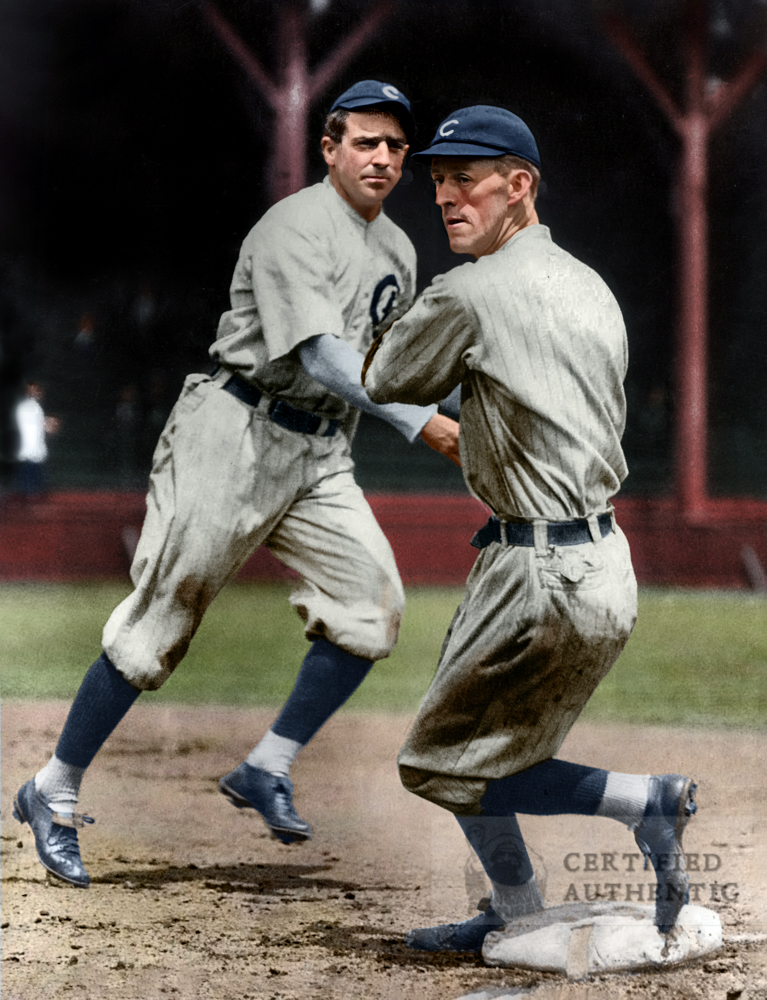 Joe Tinker to Johnny Evers - Chicago Cubs (1908)