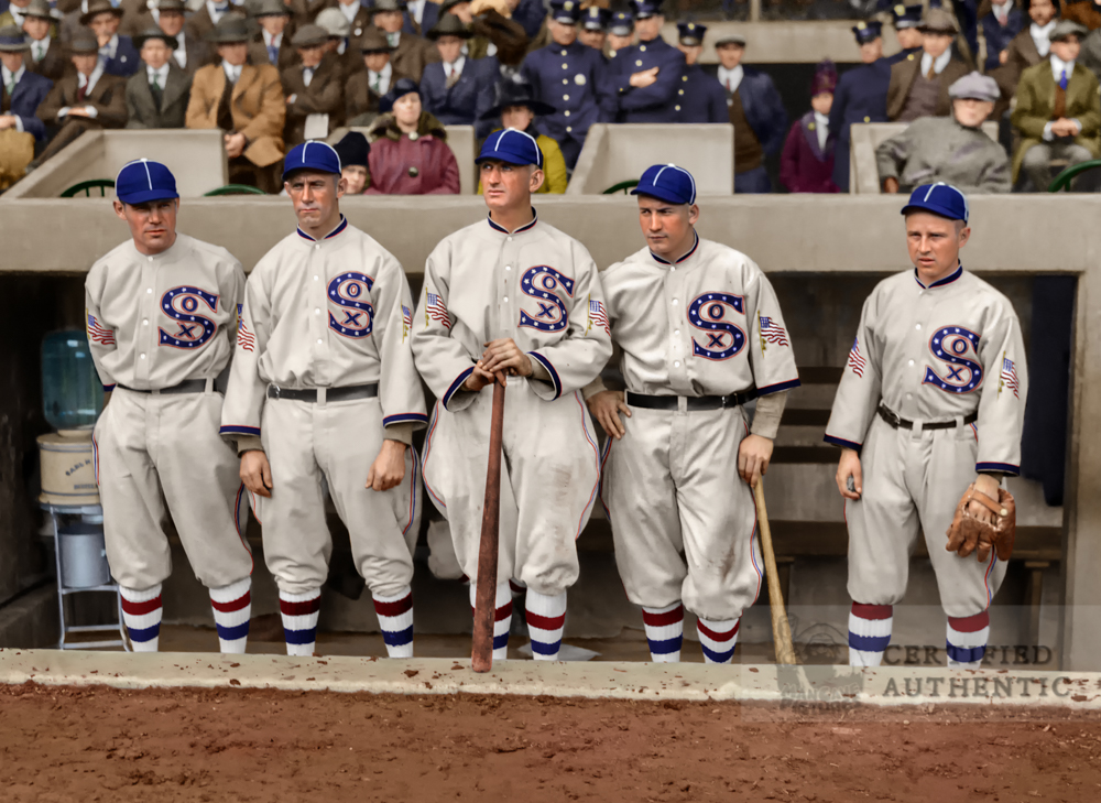 Chicago White Sox - World Series Outfielders (1917)