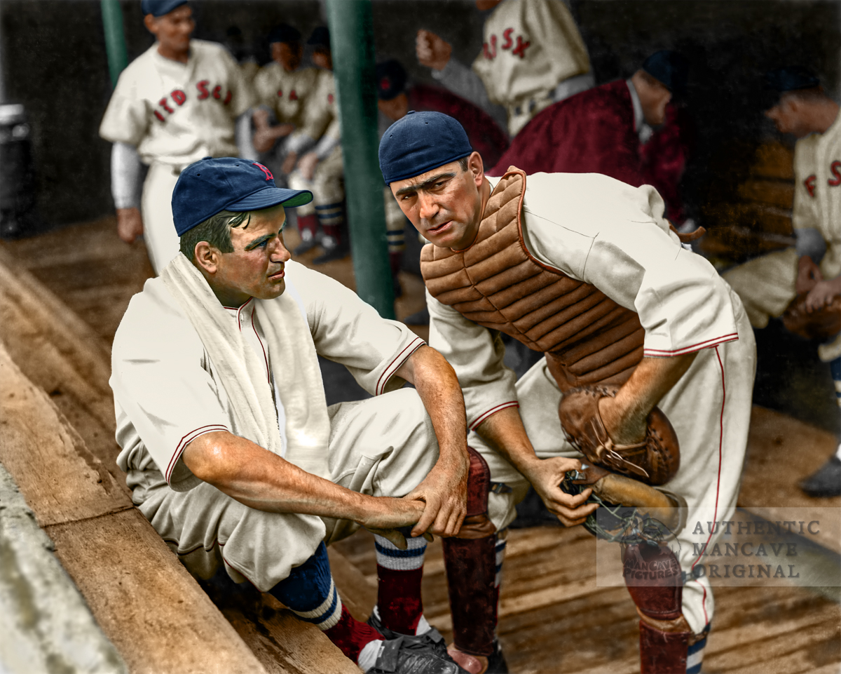 Joe Cronin & Moe Berg - Boston Red Sox (1937)