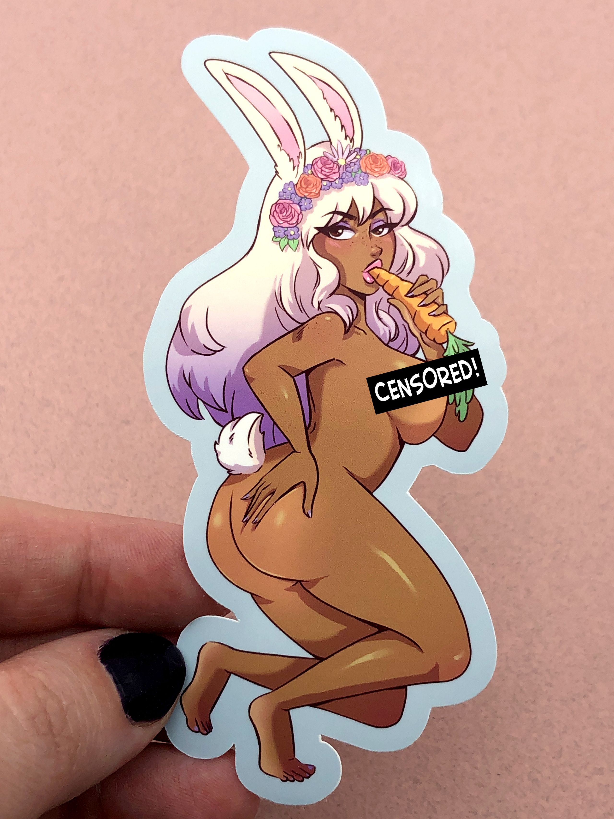 Busty Bunny NSFW Sticker