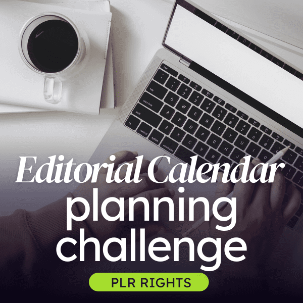 Editorial Calendar 7 Day Planning Challenge