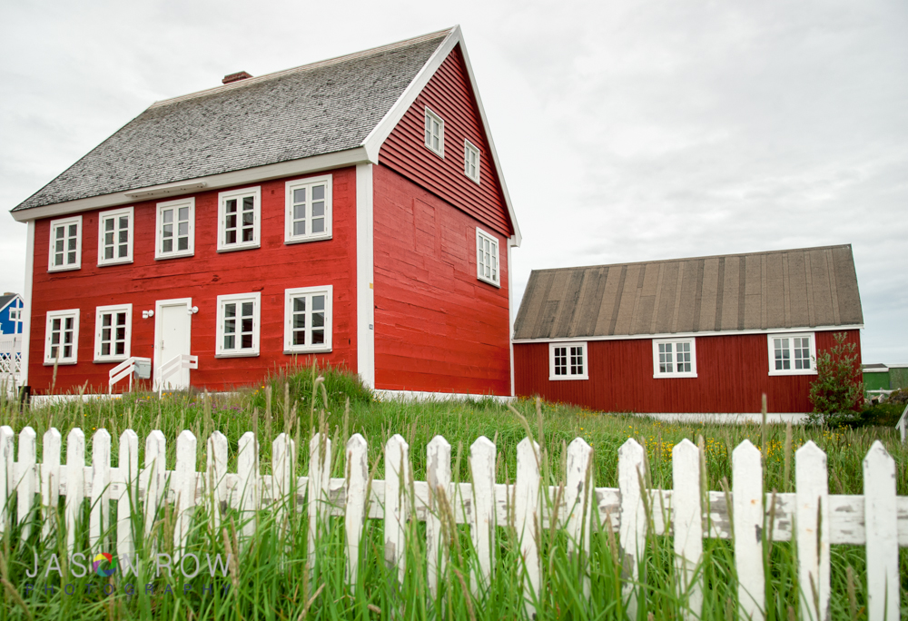 Red Timber House In Nuuk Greenland Red Timber House In Nuuk Greenland