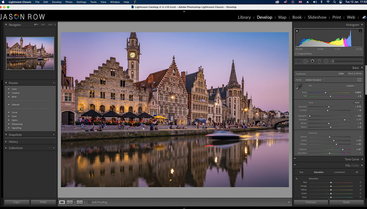 Post Production in Lightroom