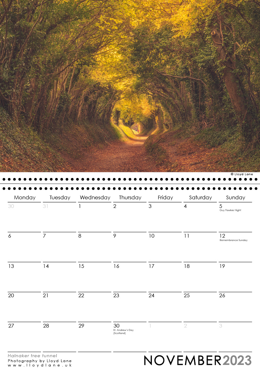 Sussex Calendar - Halnaker Landscape