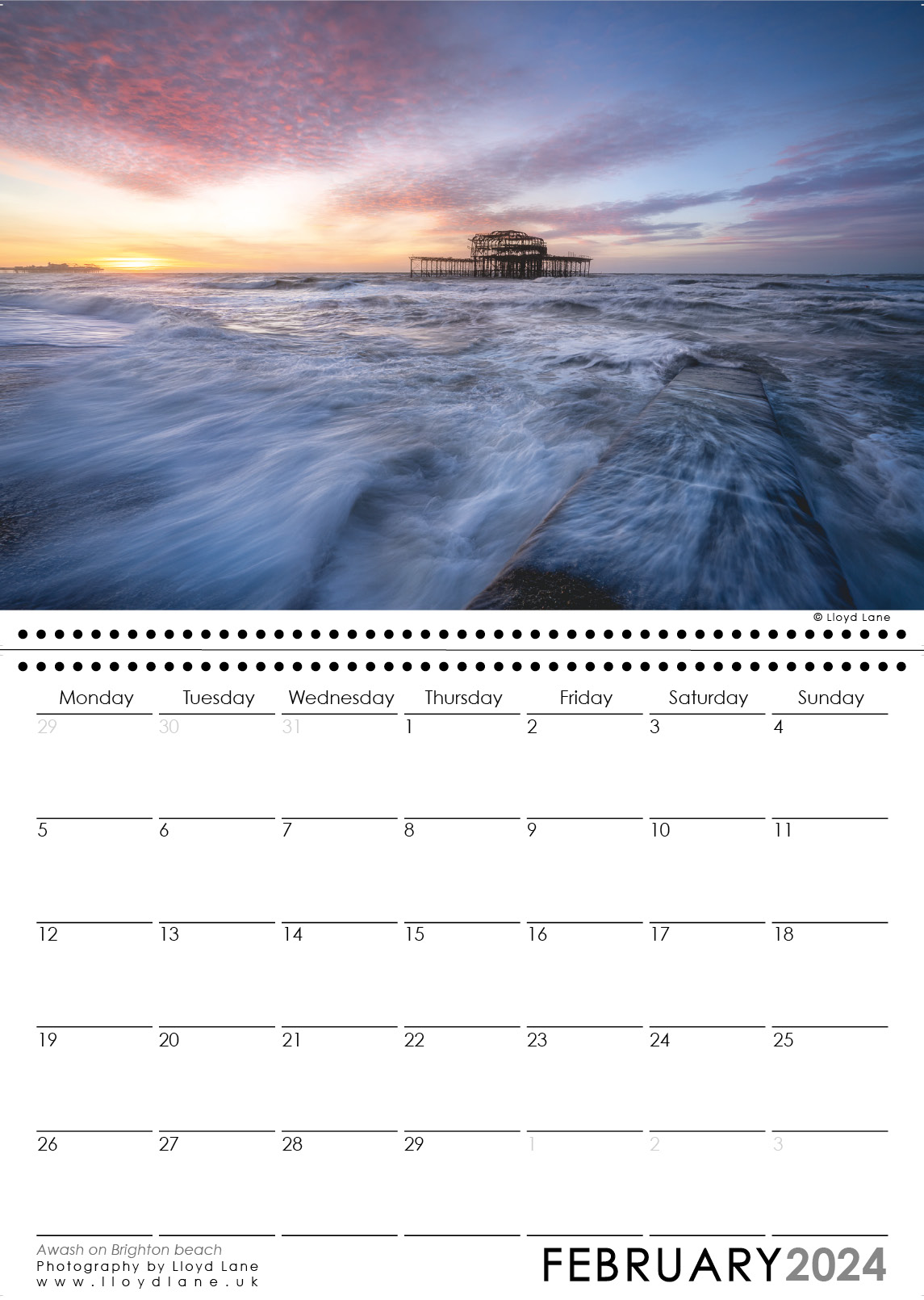 Brighton Calendar 2024 (Free Delivery)