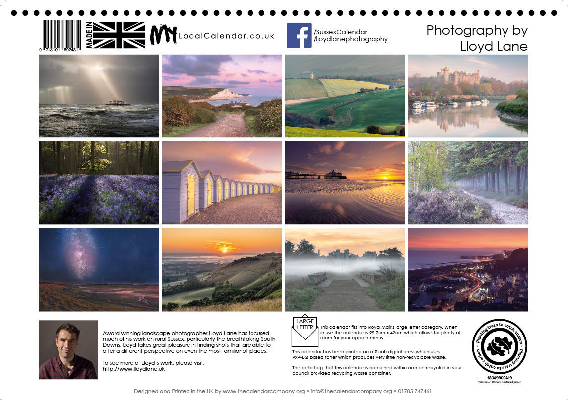 Sussex Calendar 2024 (Free Delivery)