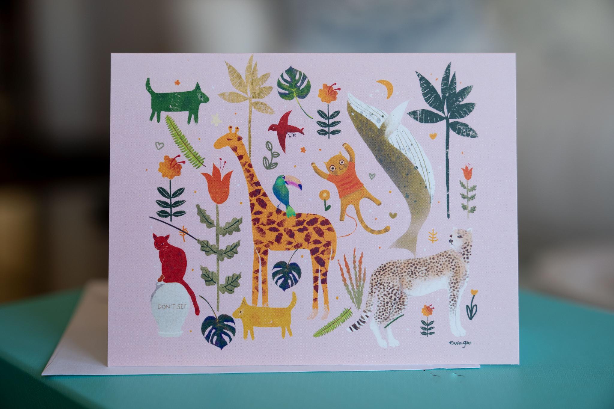 Animal Kingdom Note Card Product