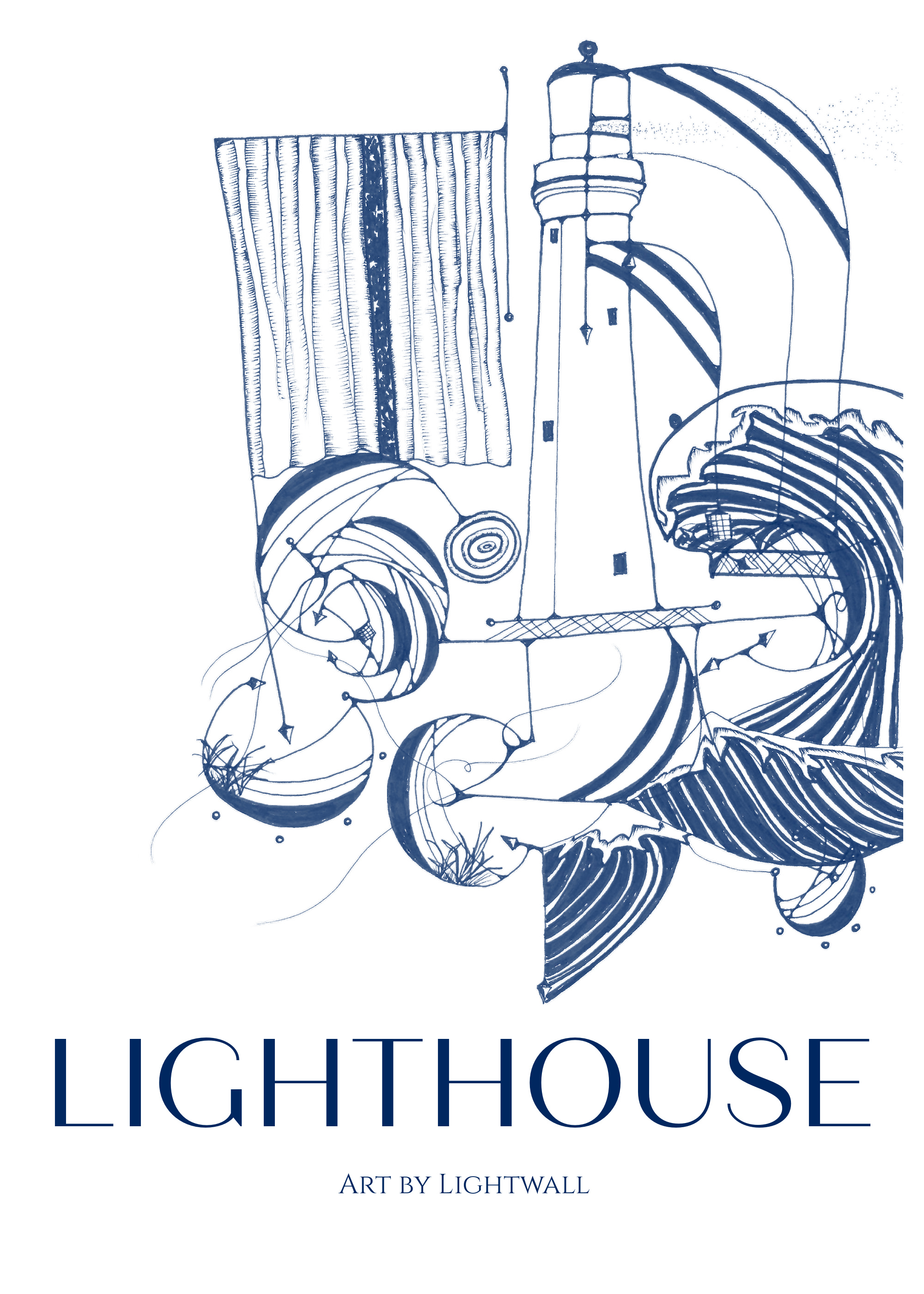 Lighthouse Title Poster - 12 x 18