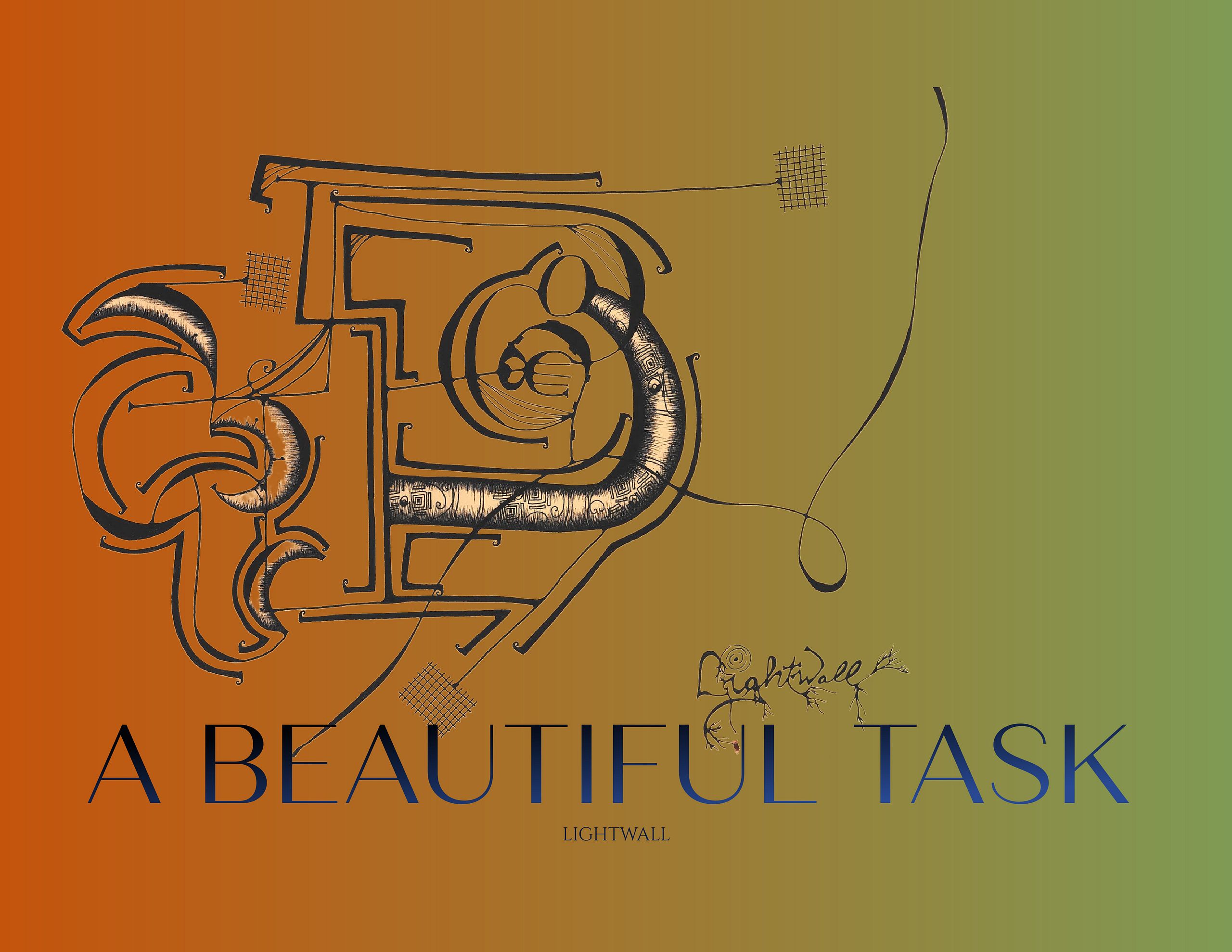 A Beautiful Task Title Poster - 18 x 12
