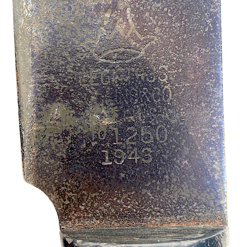 Legitimus Collins & Co. 1943 WWII US machete no.1250