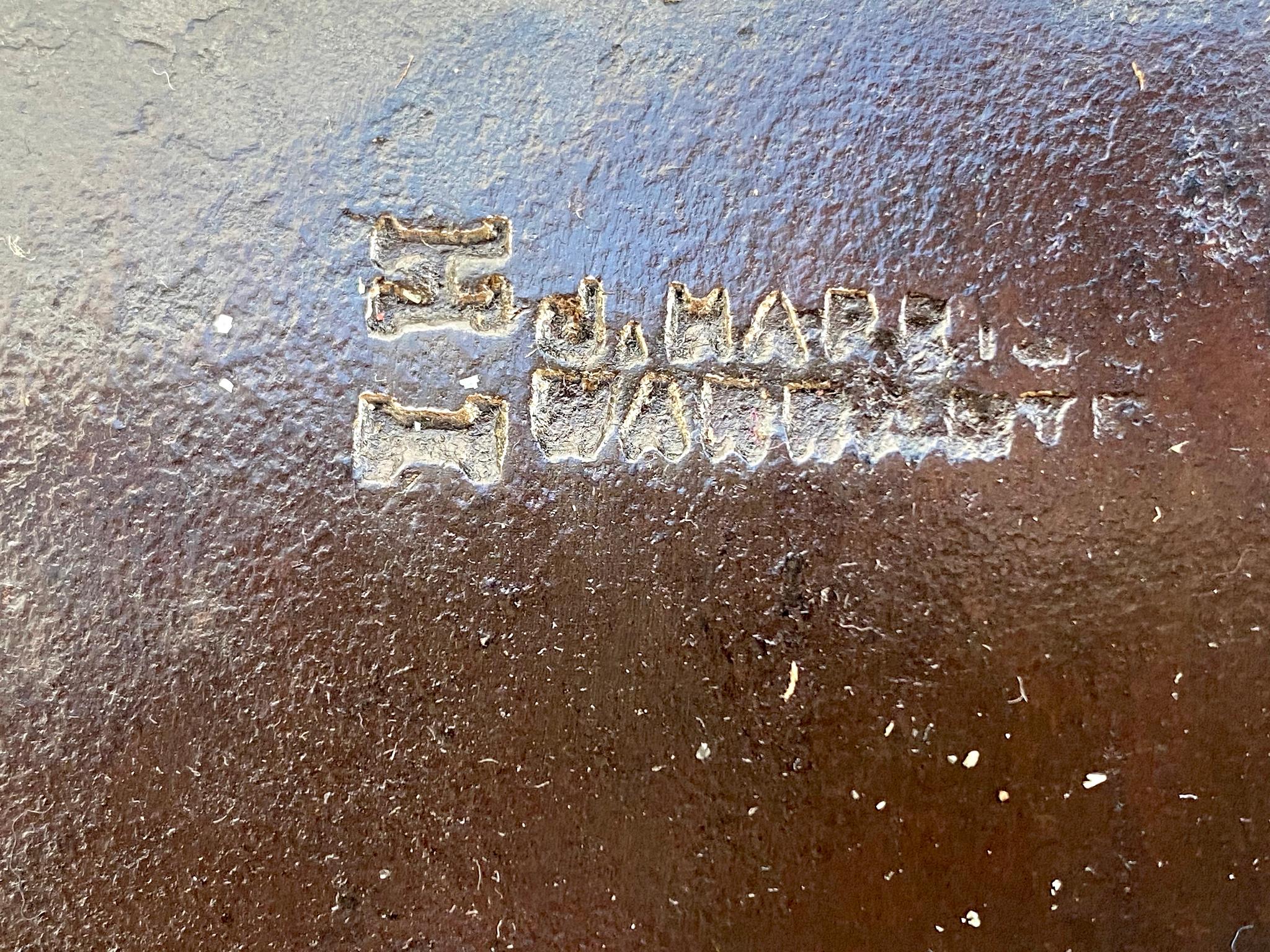 Large Antique Billhook Stamped 'J. Harris- Warranted I.H.'