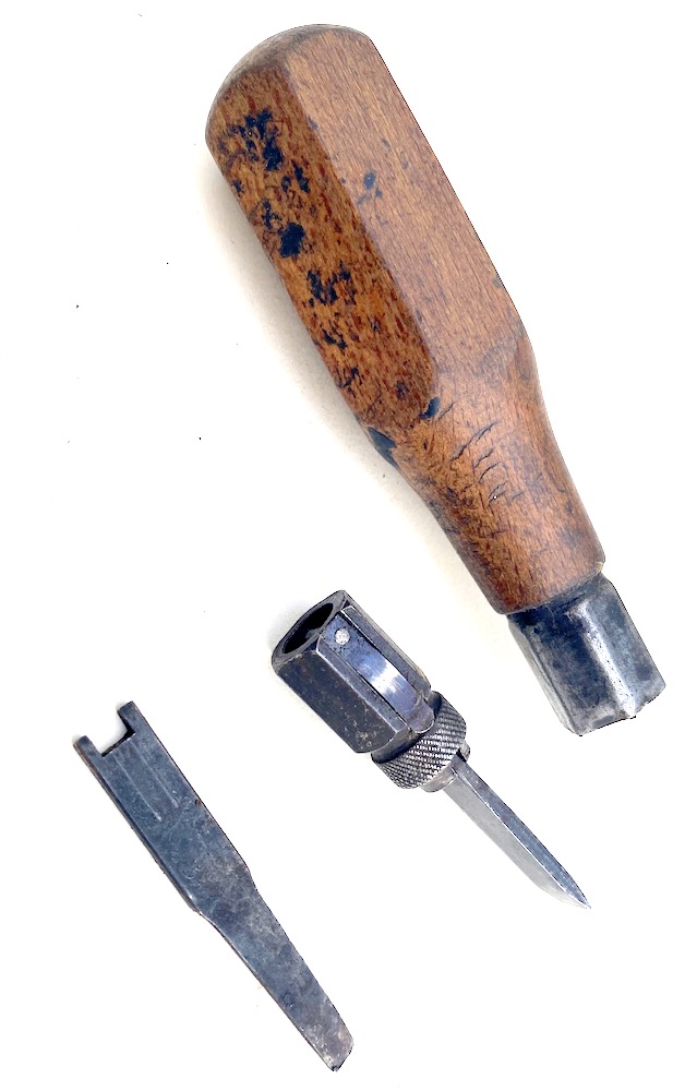 WWII Era German TwoPiece Screwdriver marked D.R.G.M.