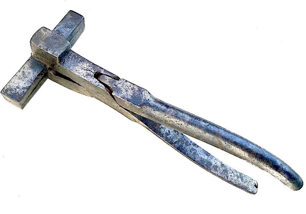 Vintage 'Buck' Leather/Canvas Stretching Pliers c.1900