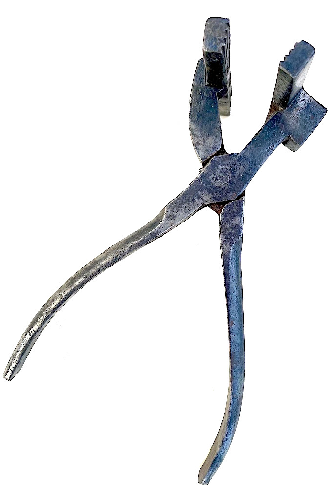 Vintage 'Buck' Leather/Canvas Stretching Pliers c.1900