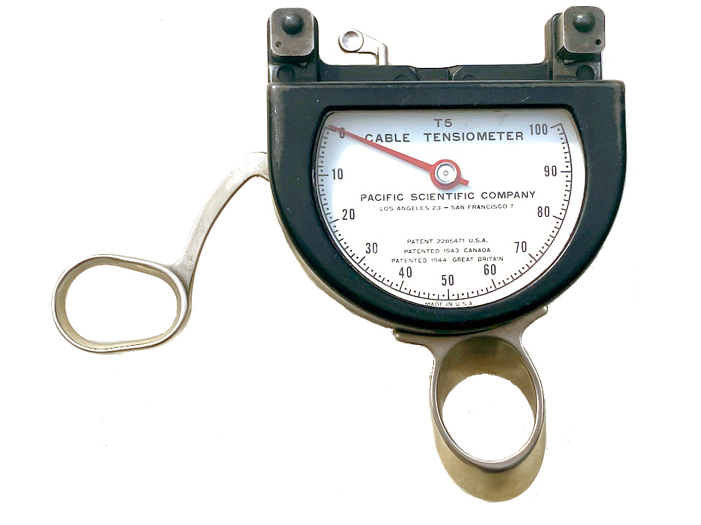 Pacific Scientific Company T5 Cable Tensiometer c1940s