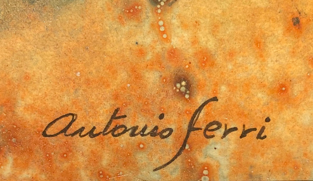 Antonio Ferri Signed Ink & Tempera Painting - Untitled