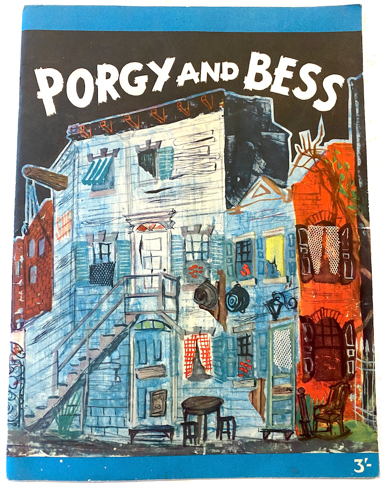Porgy & Bess 1952 UK Touring Program