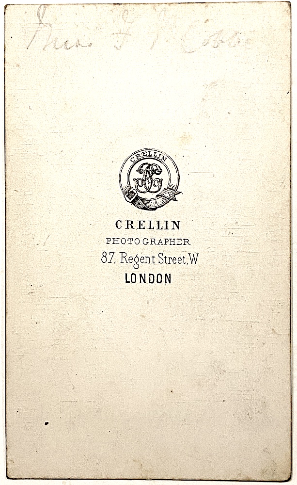 Rare Albumen Print on Carte-de-Visite of Francis Power Cobbe c.1870s