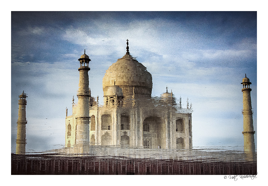 Taj Mahal and the Yamuna [Print]