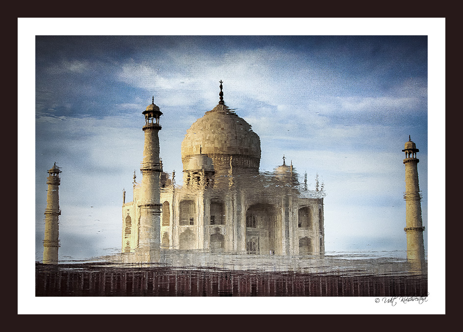 Taj Mahal and the Yamuna [Print]