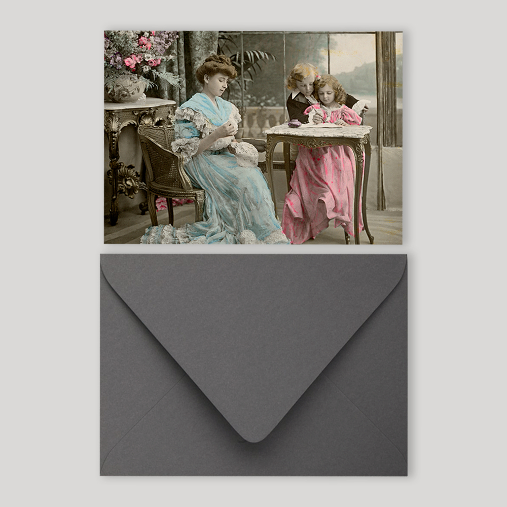 "For the Love of Her Children" Greeting Card