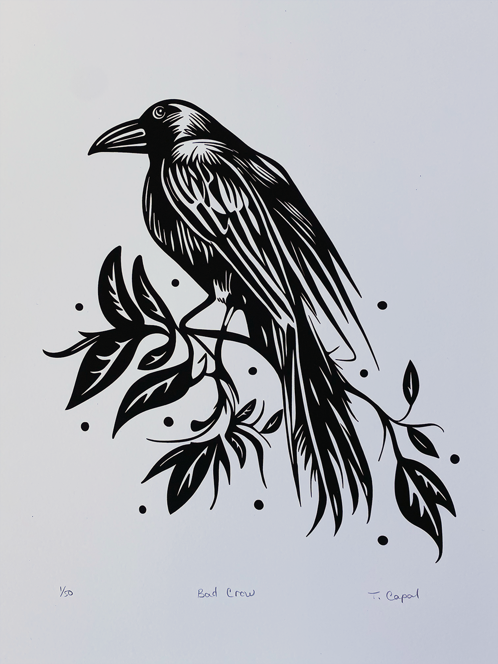 Bad Crow Giglee Print