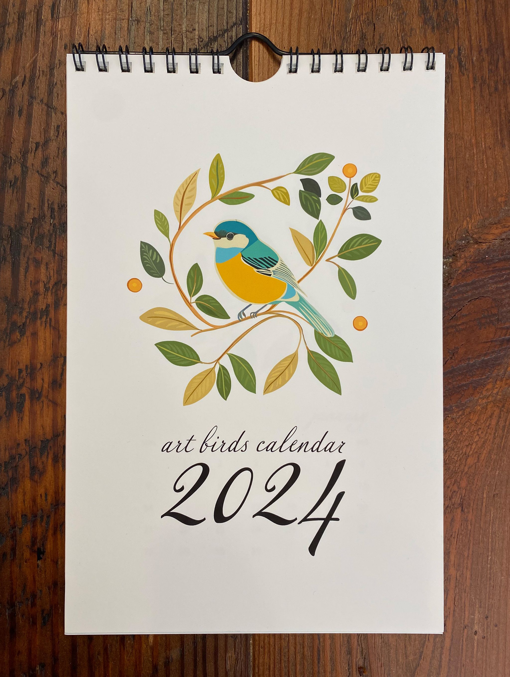Art Birds Calendar - 2024
