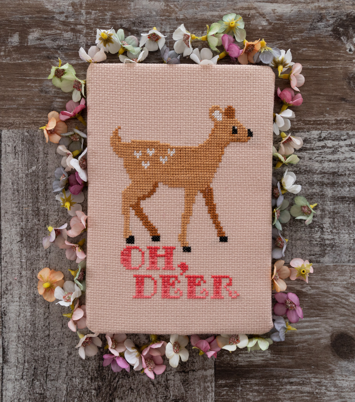 Oh Deer! Woodland Pun Cross Stitch Pattern