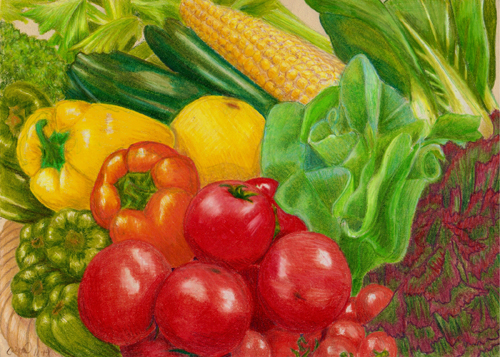 Veggies 2 LE Reproduction Matted to 8x10