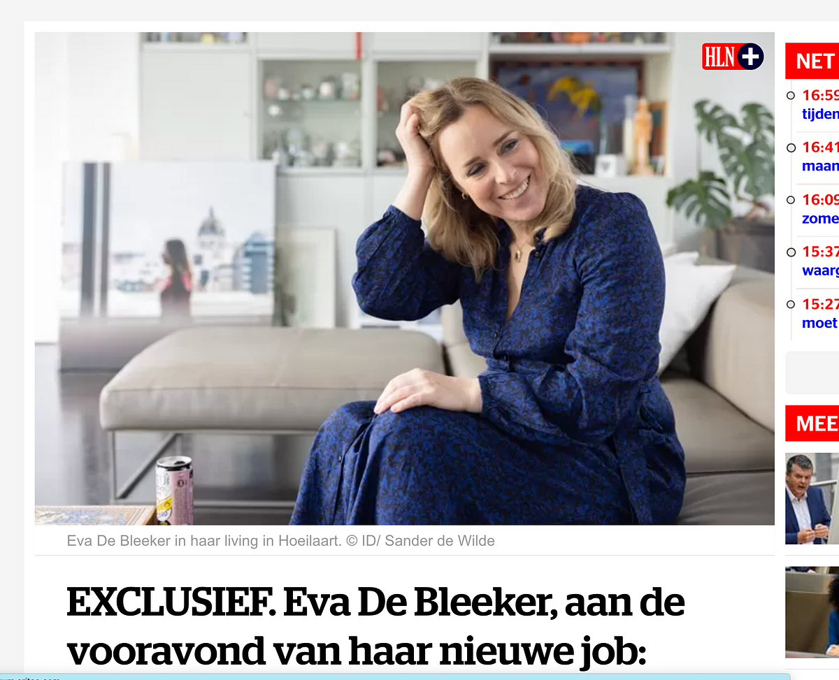 Eva De Bleeker reportage