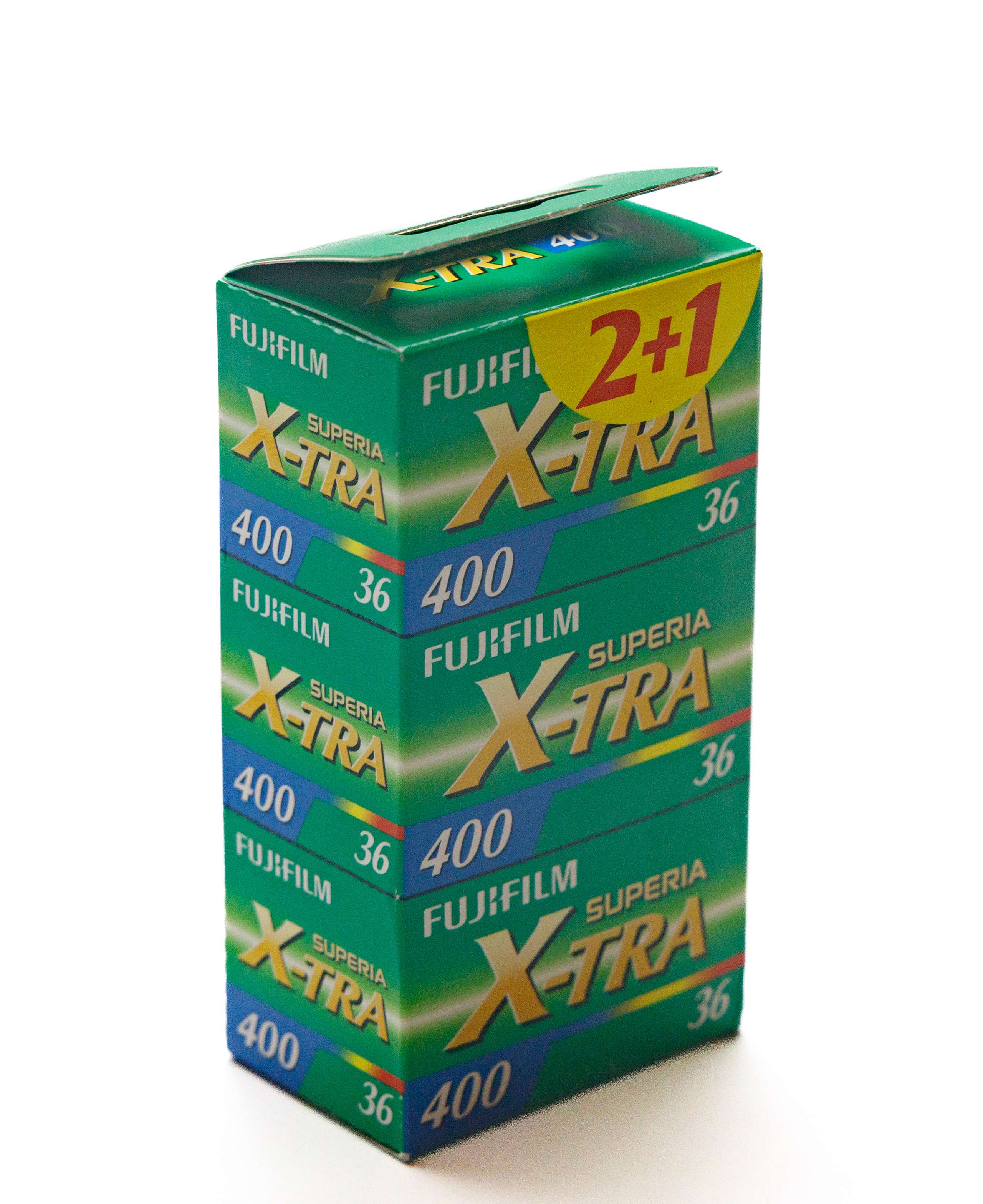 Box of 3x of Fujicolor X-tra 400 /36 unexposed vintage