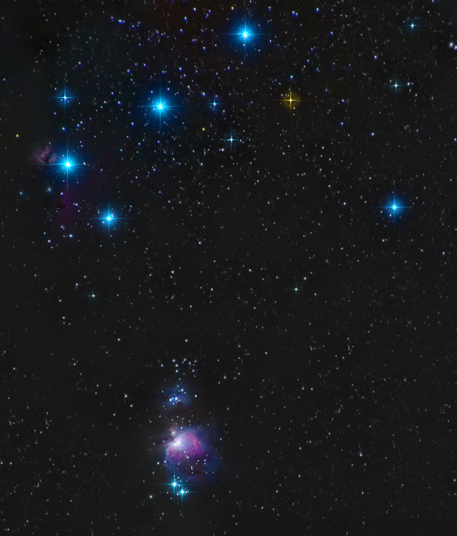 Orion belt and sword Orion belt and sword