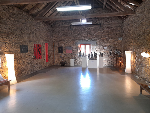Vue de la salle d'exposition