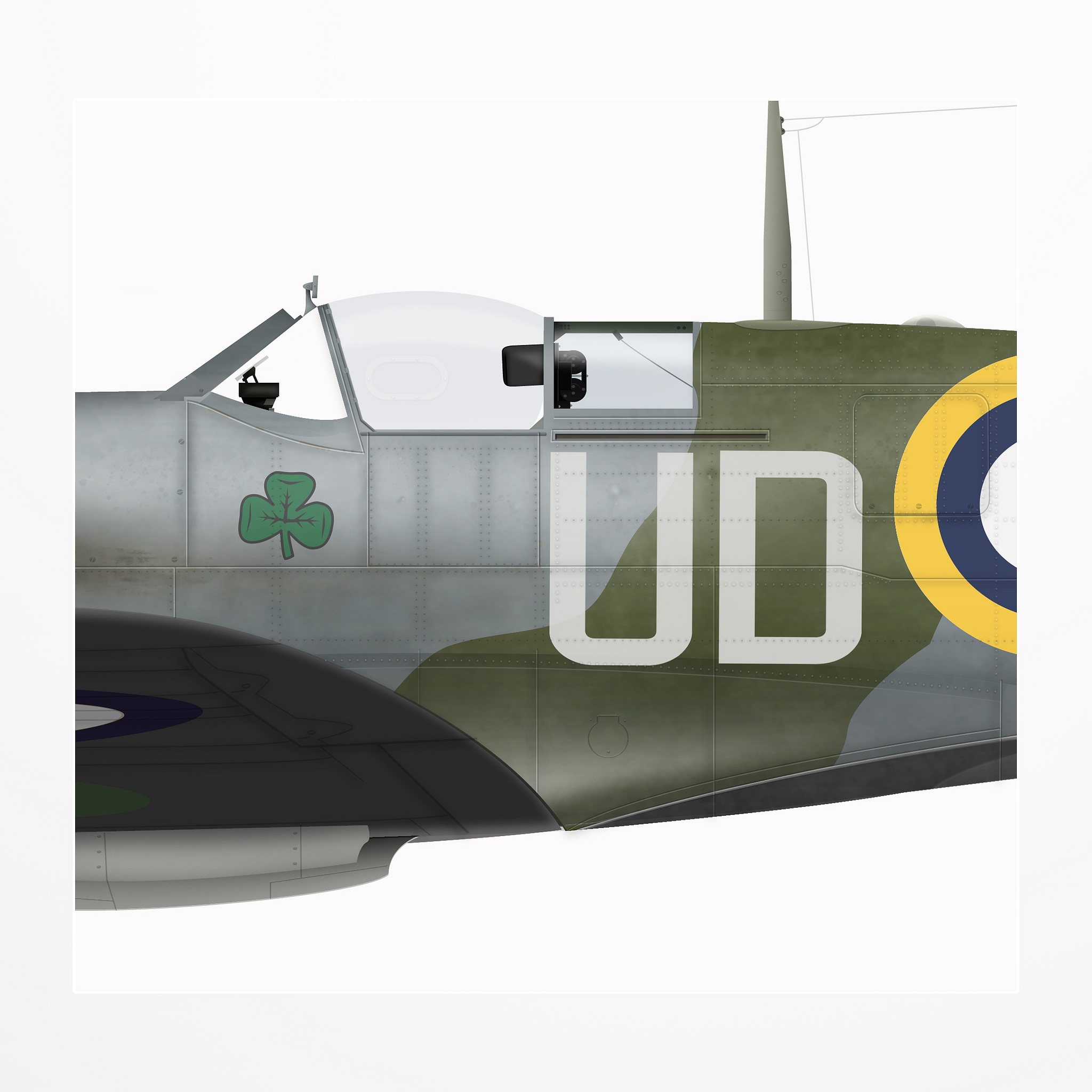 Supermarine Spitfire Mk Vb, UD-W (AB852) 452 Sqn 8